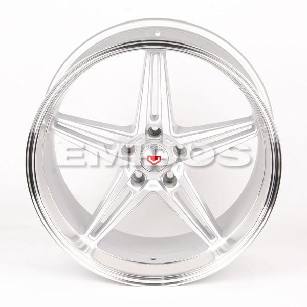ЛИТЫЕ ДИСКИ 80490 VEEMANN BX03-SB408 19 J9.5 ET25 5X114.3 73.1 СЕРЕБРО + ПОЛИРОВАННЫЙ ОБОД
