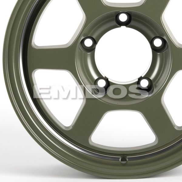 ЛИТЫЕ ДИСКИ 81396 RAYS 61143-DS171 16 J6.5 ET0 5X139.7 108.1 ЗЕЛЁНЫЙ МАТОВЫЙ + ПОЛИРОВКА