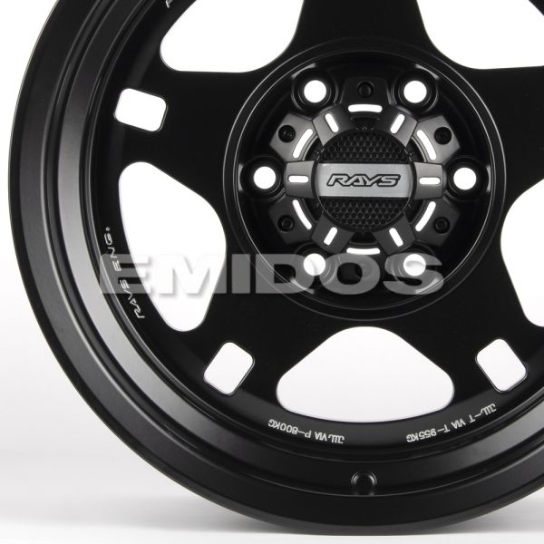 ЛИТЫЕ ДИСКИ 81408 RAYS X5088-SB386 17 J8.5 ET0 6X139.7 106.1 ЧЁРНЫЙ МАТОВЫЙ