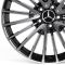 ЛИТЫЕ ДИСКИ 81710 MERCEDES-BENZ FC3064-SM169 18 J8 ET36 5X112 66.5 ЧЁРНЫЙ + ПОЛИРОВАННЫЕ СПИЦЫ
