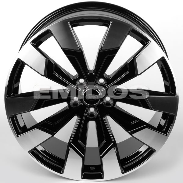 ЛИТЫЕ ДИСКИ 81817 LAND ROVER IV-1131-SM233 22 J10 ET40 5X120 72.56 ЧЁРНЫЙ ГЛЯНЦЕВЫЙ + ПОЛИРОВАННЫЕ С