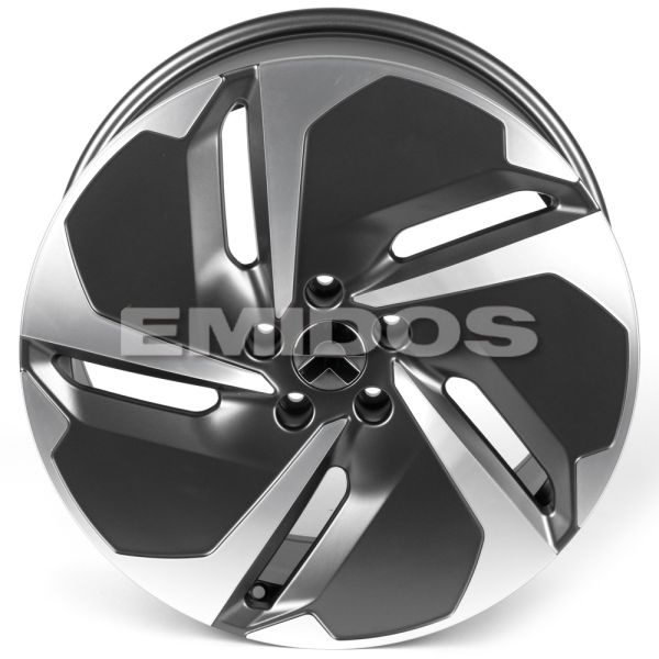 ЛИТЫЕ ДИСКИ 81821 NIO IVF-3113-SF100 20 J8.5 ET43 5X120 62.5 ГРАФИТ МАТОВЫЙ + ПОЛИРОВАННЫЕ СПИЦЫ