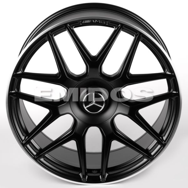 ЛИТЫЕ ДИСКИ 81836 MERCEDES-BENZ IVF-933-SM233 22 J10 ET35 5X130 84.1 ЧЁРНЫЙ МАТОВЫЙ + ПОЛИРОВАННЫЙ О