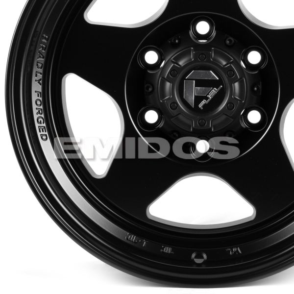 ЛИТЫЕ ДИСКИ 81969 FUEL IV-180-SM148 16 J8.5 ET0 6X139.7 110.1 ЧЁРНЫЙ МАТОВЫЙ