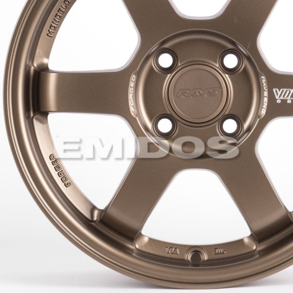 ЛИТЫЕ ДИСКИ 81986 RAYS 6019X-FG543 15 J6.5 ET40 4X100 73.1 БРОНЗА МАТОВАЯ