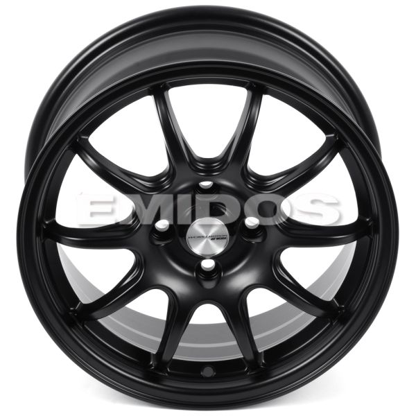 ЛИТЫЕ ДИСКИ 82162 WORK 12243-FG412 15 J6.5 ET35 4X100 73.1 ЧЁРНЫЙ МАТОВЫЙ
