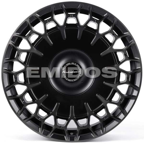 ЛИТЫЕ ДИСКИ 82195 BRIXTON FA729-FG610 20 J8.5 ET30 6X139.7 110.1 ЧЁРНЫЙ МАТОВЫЙ + ПОЛИРОВАННЫЕ СПИЦЫ