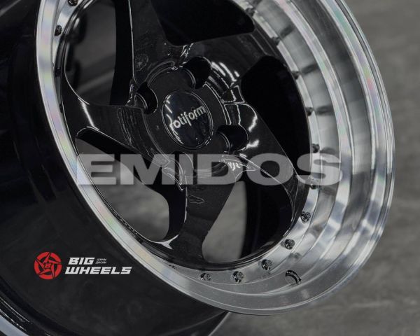 Комплект дисков 1202/15/73.1/Black Machine Lip + Black Rive