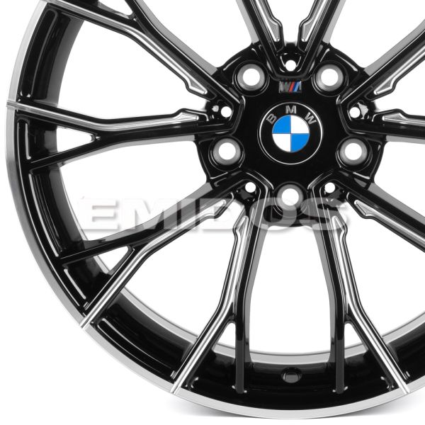 Комплект дисков 28572/18/72.56/чёрный + полированный обод и спицы