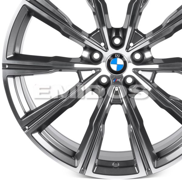 Комплект дисков 29779/21/66.56/Графит + Полированные Спицы