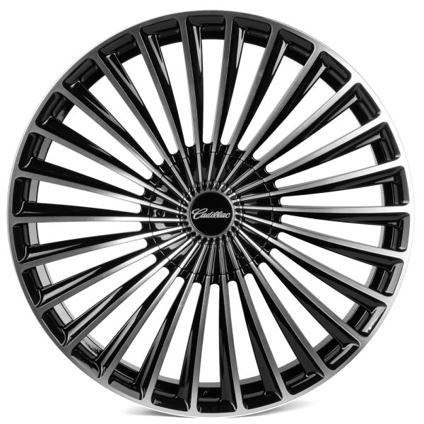 Комплект дисков 28523/22/78.1/Чёрный Глянцевый + Полированные Спицы