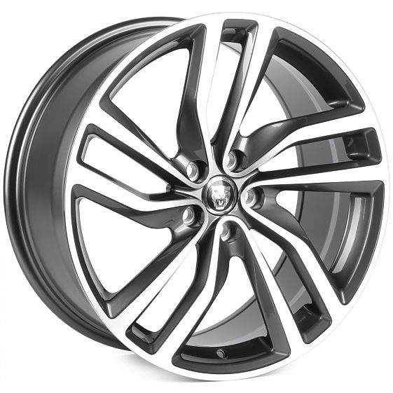 Комплект дисков 28640/20/63.4/Графит + Полированные Спицы