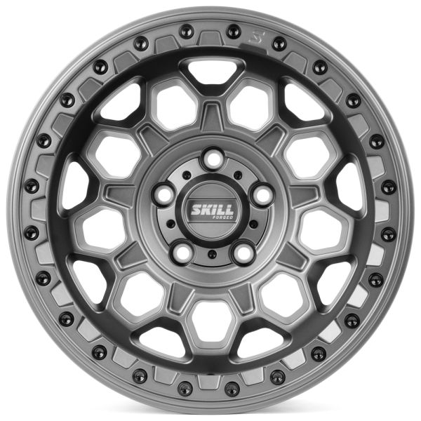 КОВАНЫЕ ДИСКИ 240910B SKILL SB024-SB387 17 J9 ET-12 5X127 71.6 ГРАФИТ МАТОВЫЙ