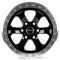 КОВАНЫЕ ДИСКИ 221109S SKILL SB077-SV276 17 J9.5 ET-44 6X139.7 106.1 ЧЁРНЫЙ + ПОЛИРОВАННЫЙ ОБОД