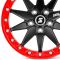 КОВАНЫЕ ДИСКИ 230517J SKILL SB111-SV275 17 J9 ET-12 5X127 71.6 ЧЁРНЫЙ МАТОВЫЙ + КРАСНЫЙ ОБОД