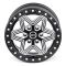 КОВАНЫЕ ДИСКИ 230510Z SKILL SB125-CT356 18 J9 ET45 6X139.7 95.1 ЧЁРНЫЙ МАТОВЫЙ + ПОЛИРОВАННЫЕ СПИЦЫ