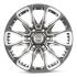 КОВАНЫЕ ДИСКИ 230510J SKILL SB125-FG443 18 J9 ET45 6X139.7 95.1 ГРАФИТ ГЛЯНЦЕВЫЙ + ПОЛИРОВАННЫЕ СПИЦ
