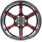 КОВАНЫЕ ДИСКИ 250613B SKILL SD102-SV453 20 J10 ET-18 6X139.7 77.8 ЗЕРКАЛЬНАЯ ПОЛИРОВКА + КРАСНЫЕ СПИ