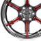 КОВАНЫЕ ДИСКИ 250613B SKILL SD102-SV453 20 J10 ET-18 6X139.7 77.8 ЗЕРКАЛЬНАЯ ПОЛИРОВКА + КРАСНЫЕ СПИ