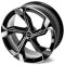 КОВАНЫЕ ДИСКИ 230626W SKILL SL089-SK199 21 J9.5 ET31 5X112 66.5 ЧЁРНЫЙ ГЛЯНЦЕВЫЙ + ПОЛИРОВАННЫЕ СПИЦ
