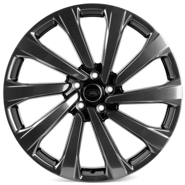 КОВАНЫЕ ДИСКИ H230907E SKILL SL1003-SL085 21 J8.5 ET43.5 5X120 72.6 ЧЁРНЫЙ + ПОЛИРОВАННЫЕ СПИЦЫ ПОД