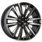 КОВАНЫЕ ДИСКИ 71603 SKILL SL203 24 J10 ET30 6X139.7 78.1 ЧЁРНЫЙ + ПОЛИРОВАННЫЕ СПИЦЫ ПОД ТЁМНЫМ ЛАКО