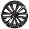 КОВАНЫЕ ДИСКИ 71603 SKILL SL203 24 J10 ET30 6X139.7 78.1 ЧЁРНЫЙ + ПОЛИРОВАННЫЕ СПИЦЫ ПОД ТЁМНЫМ ЛАКО