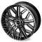 КОВАНЫЕ ДИСКИ H230907B SKILL SL238 19 J8 ET41.5 5X120 66.1 ЧЁРНЫЙ + ПОЛИРОВАННЫЕ СПИЦЫ