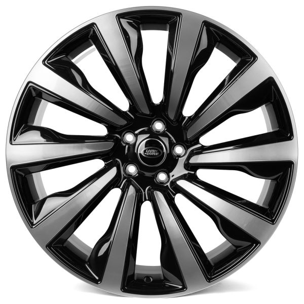 КОВАНЫЕ ДИСКИ 71434 SKILL SL239 23 J10.5 ET40 5X120 72.6 ЧЁРНЫЙ + ПОЛИРОВАННЫЕ СПИЦЫ