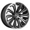КОВАНЫЕ ДИСКИ H250930M SKILL SL280-SK365 22 J10 ET28 5X130 71.5 ЧЁРНЫЙ ГЛЯНЦЕВЫЙ + ПОЛИРОВАННЫЕ СПИЦ