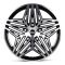 КОВАНЫЕ ДИСКИ 230315S SKILL SL351-SB418 20 J9 ET40 5X150 110.1 ЧЁРНЫЙ + ПОЛИРОВАННЫЕ СПИЦЫ