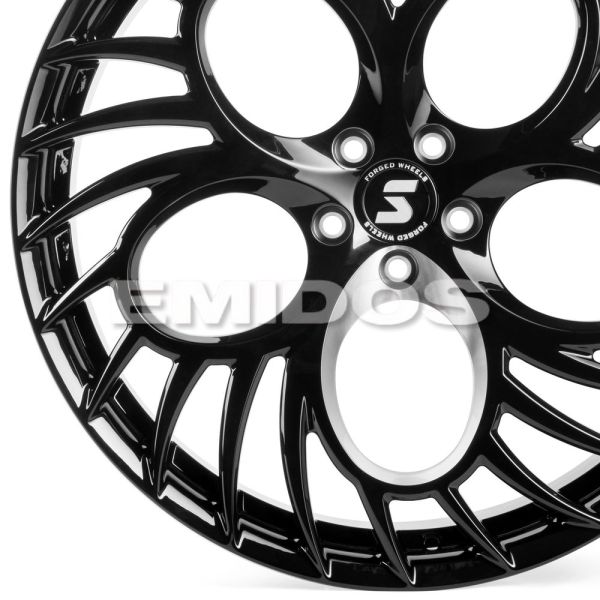 КОВАНЫЕ ДИСКИ H231017E SKILL SL351-SL086 21 J9 ET35 5X108 63.3 ЧЕРНЫЙ ГЛЯНЕЦ