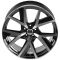 КОВАНЫЕ ДИСКИ H250925P SKILL SL365-SL221 20 J9 ET33 5X112 66.6 ЧЁРНЫЙ ГЛЯНЦЕВЫЙ + ПОЛИРОВАННЫЕ СПИЦЫ