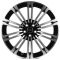 КОВАНЫЕ ДИСКИ H241211N SKILL SL368-SK349 21 J9.5 ET43.5 5X120 72.6 ЧЁРНЫЙ ГЛЯНЦЕВЫЙ + ПОЛИРОВАННЫЕ С