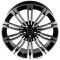 КОВАНЫЕ ДИСКИ H241211N SKILL SL368-SK349 21 J9.5 ET43.5 5X120 72.6 ЧЁРНЫЙ ГЛЯНЦЕВЫЙ + ПОЛИРОВАННЫЕ С