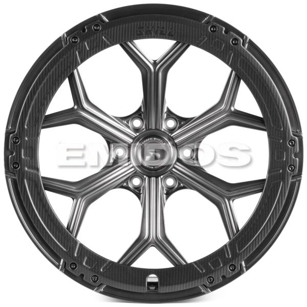 КОВАНЫЕ ДИСКИ H250513D SKILL SL401-CS442 22 J9 ET19 6X139.7 77.8 СЕРЕБРО МАТОВОЕ + КАРБОН SFC11