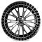КОВАНЫЕ ДИСКИ 231027E SKILL SL405-CS267 20 J9 ET45 5X112 66.6 ЧЁРНЫЙ ГЛЯНЦЕВЫЙ + ПОЛИРОВАННЫЕ СПИЦЫ