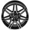 КОВАНЫЕ ДИСКИ H241213D SKILL SL431-SK302 18 J8.5 ET48 5X112 66.6 ЧЁРНЫЙ ГЛЯНЦЕВЫЙ + ПОЛИРОВАННЫЕ СПИ
