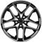 КОВАНЫЕ ДИСКИ H241228B SKILL SL463-SV452 20 J9.5 ET35 5X130 84.1 ЧЁРНЫЙ ГЛЯНЦЕВЫЙ + ПОЛИРОВАННЫЕ СПИ