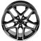 КОВАНЫЕ ДИСКИ H241228B SKILL SL463-SV452 20 J9.5 ET35 5X130 84.1 ЧЁРНЫЙ ГЛЯНЦЕВЫЙ + ПОЛИРОВАННЫЕ СПИ