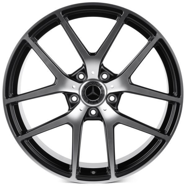 КОВАНЫЕ ДИСКИ H241228C SKILL SL465-CS414 21 J10 ET33 5X130 84.1 ЧЁРНЫЙ МАТОВЫЙ + ПОЛИРОВАННЫЕ СПИЦЫ