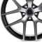 КОВАНЫЕ ДИСКИ H241228C SKILL SL465-CS414 21 J10 ET33 5X130 84.1 ЧЁРНЫЙ МАТОВЫЙ + ПОЛИРОВАННЫЕ СПИЦЫ