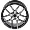 КОВАНЫЕ ДИСКИ H241228C SKILL SL465-CS414 21 J10 ET33 5X130 84.1 ЧЁРНЫЙ МАТОВЫЙ + ПОЛИРОВАННЫЕ СПИЦЫ