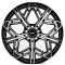 КОВАНЫЕ ДИСКИ H231030C SKILL SL501-CT380 20 J9.5 ET45 5X114.3 64.1 ЧЁРНЫЙ ГЛЯНЦЕВЫЙ + ПОЛИРОВАННЫЕ С