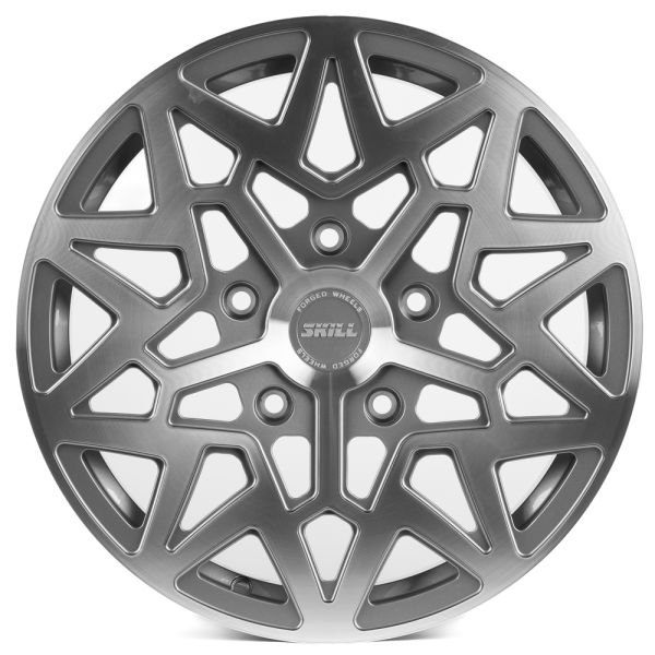 КОВАНЫЕ ДИСКИ H231030P SKILL SL510-CT355 18 J8.5 ET40 5X150 110.1 ГРАФИТ ГЛЯНЦЕВЫЙ + ПОЛИРОВАННЫЕ СП