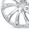 КОВАНЫЕ ДИСКИ H231103Q SKILL SL523-CS277 21 J9 ET40 5X120 66.1 СЕРЕБРО МАТОВОЕ + ПОЛИРОВАННЫЕ СПИЦЫ