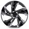 КОВАНЫЕ ДИСКИ H231103W SKILL SL526-CS266 20 J8.5 ET40 5X120 62.55 ЧЁРНЫЙ ГЛЯНЦЕВЫЙ + ПОЛИРОВАННЫЕ СП