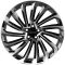 КОВАНЫЕ ДИСКИ H250930I SKILL SL529-SL221 20 J9 ET40 5X108 63.4 ЧЁРНЫЙ ГЛЯНЦЕВЫЙ + ПОЛИРОВАННЫЕ СПИЦЫ