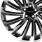 КОВАНЫЕ ДИСКИ H250930I SKILL SL529-SL221 20 J9 ET40 5X108 63.4 ЧЁРНЫЙ ГЛЯНЦЕВЫЙ + ПОЛИРОВАННЫЕ СПИЦЫ