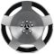 КОВАНЫЕ ДИСКИ H241213H SKILL SL618-SK317 19 J8.5 ET48 5X112 66.6 ЧЁРНЫЙ ГЛЯНЦЕВЫЙ + ПОЛИРОВАННЫЕ СПИ